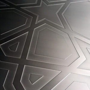 Chemical etching titanium sheet