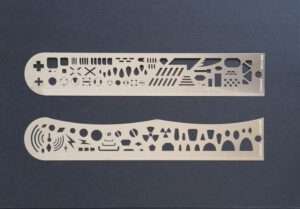 Etching Scale Ruler