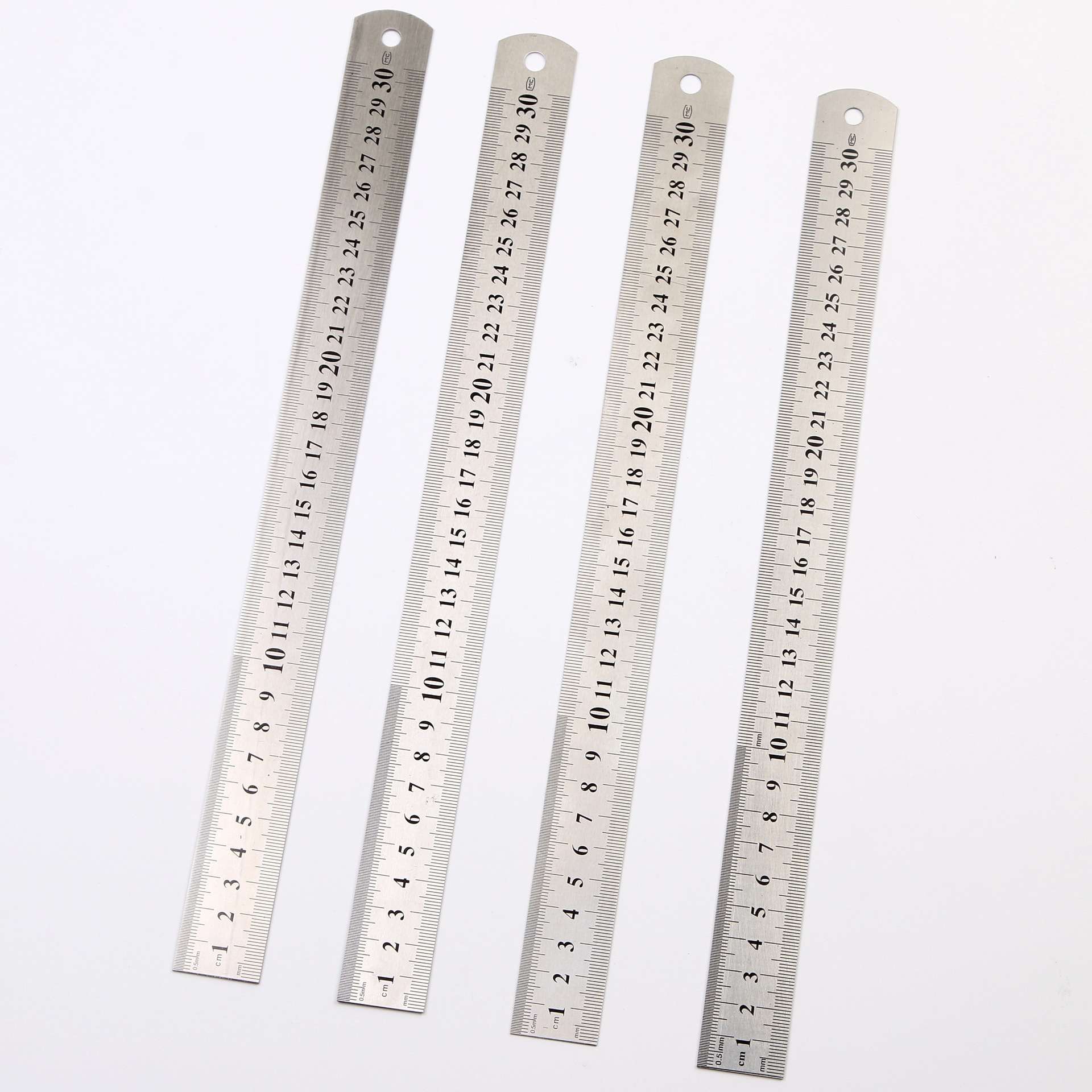 Etching stainless steel Ruler