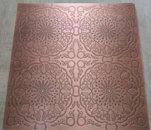 copper etching design