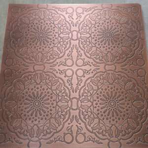 copper etching design