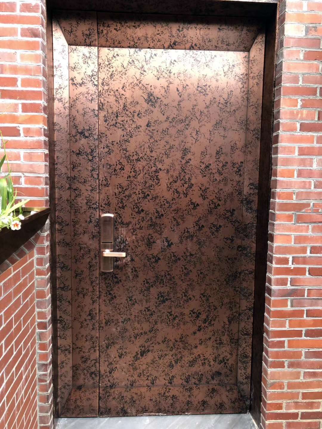 copper etching plate for door