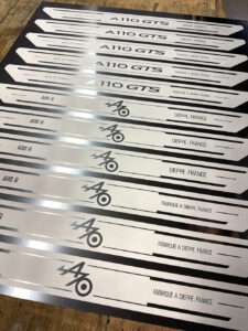 stainless steel etching