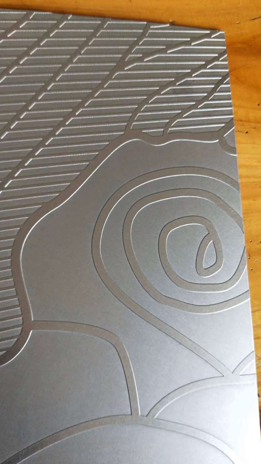 stainless steel etched