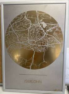 PVD color stainless steel etching