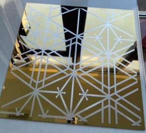 chemical etching stainless steel PVD color