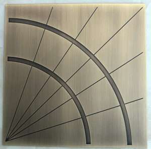 etching bronze brass
