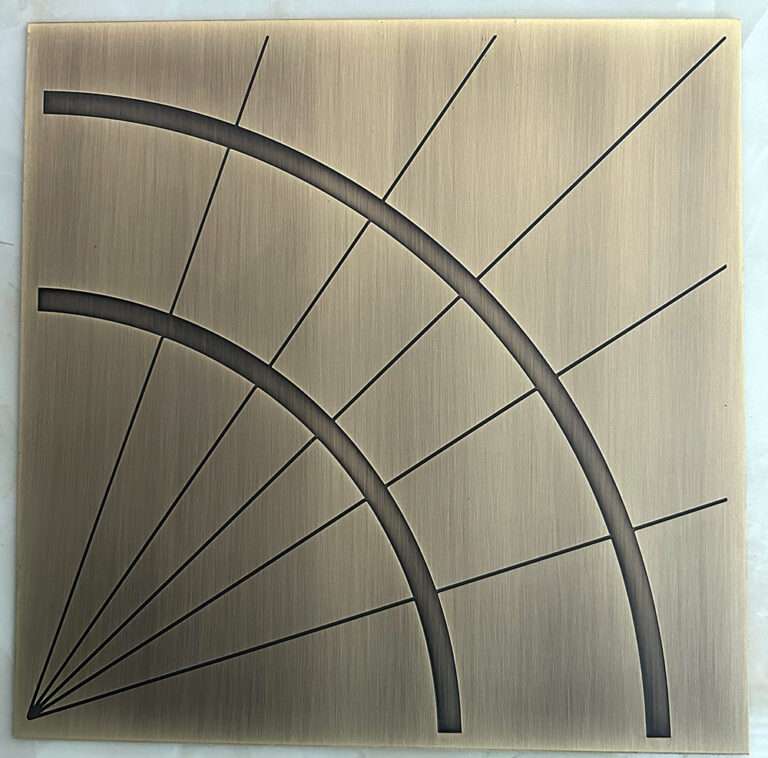 etching bronze brass