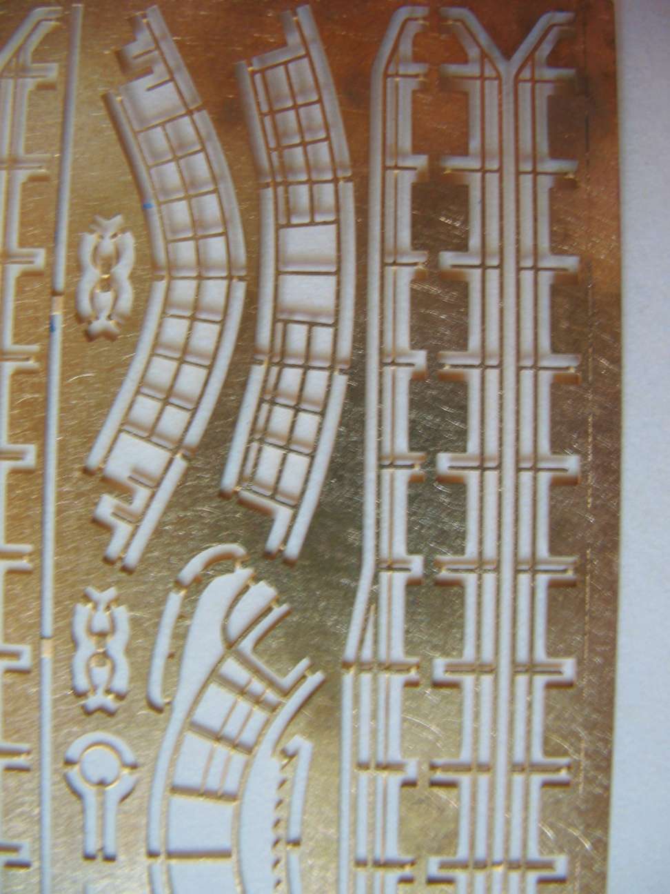 photo etched model parts