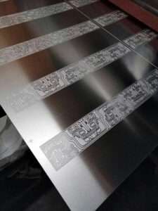 stainless steel metal etching