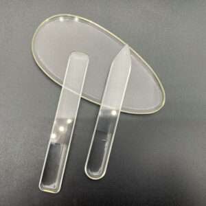 Glass etching nail file